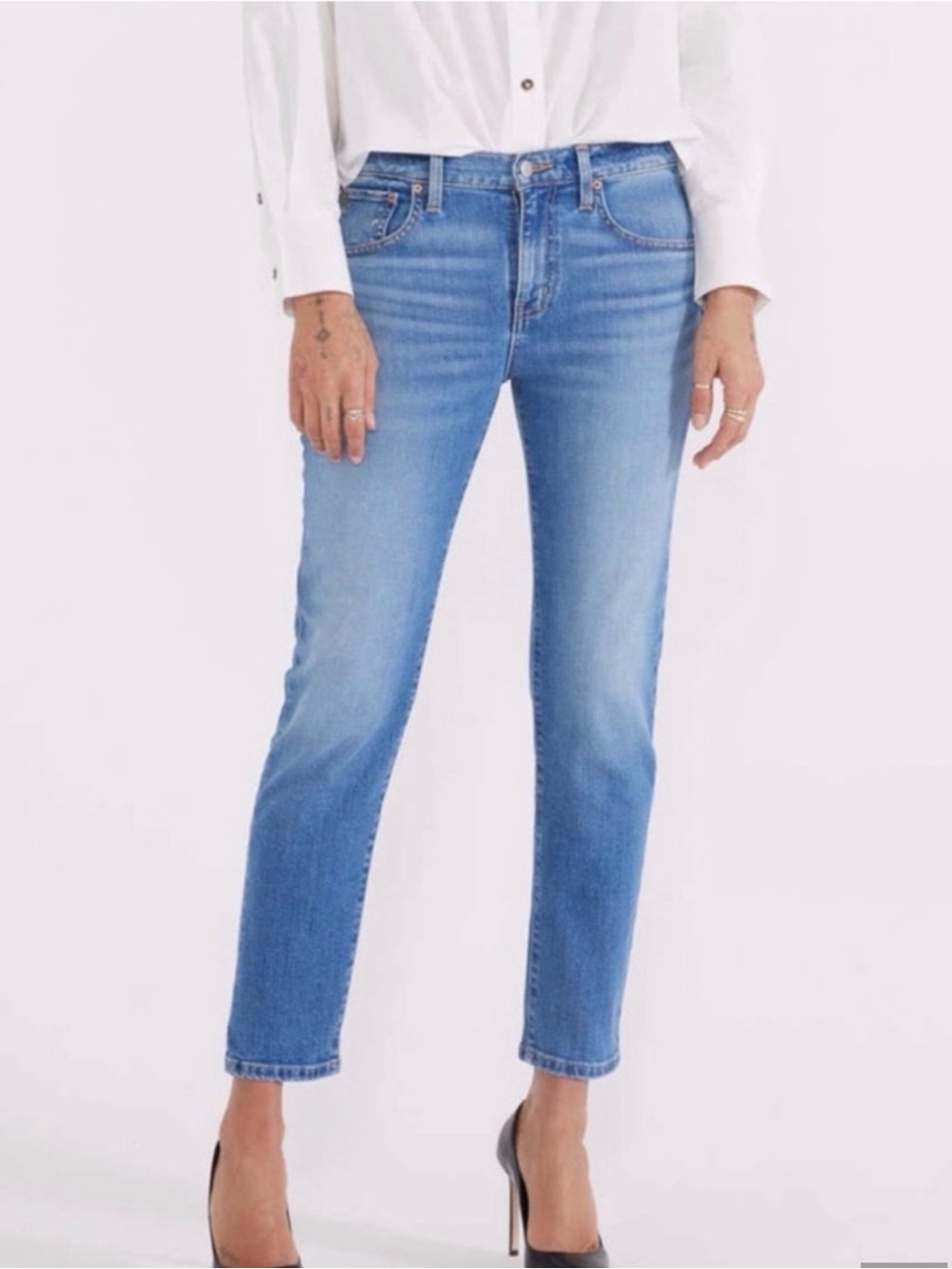 NEW eTica Sz 30 Light Blue Sierra Women's Slim Straight-Leg Jeans